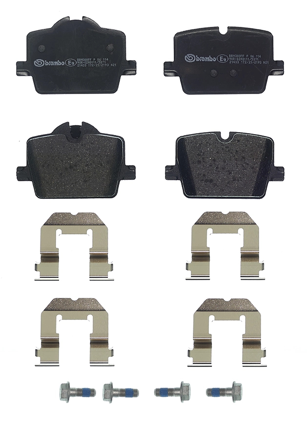 P06114 Brembo Pastillas freno traseras