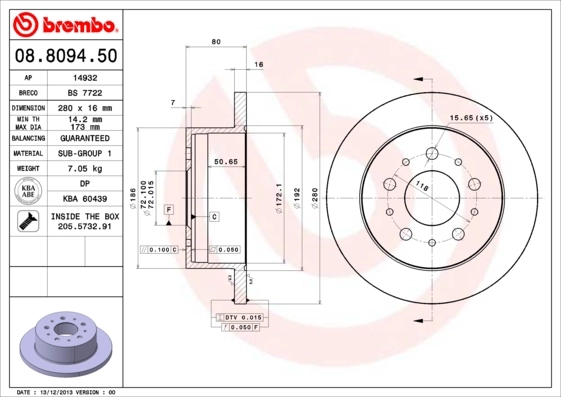 08809450 Brembo
