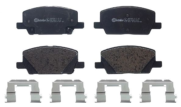 P07012 Brembo Pastillas delanteras