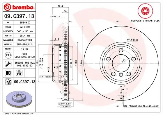 09C39713 Brembo