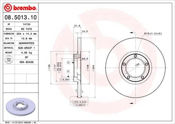 08501310 Brembo