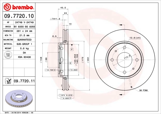 09772010 Brembo