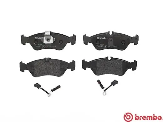 P50082 Brembo Pastillas freno traseras