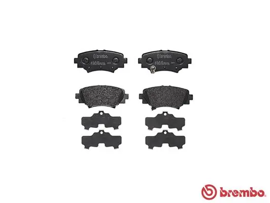 P49049 Brembo Pastillas freno traseras