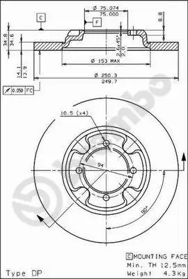 08310910 Brembo
