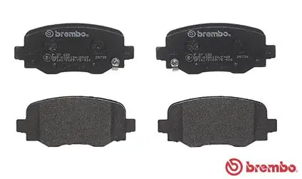 P37020 Brembo Pastillas freno traseras