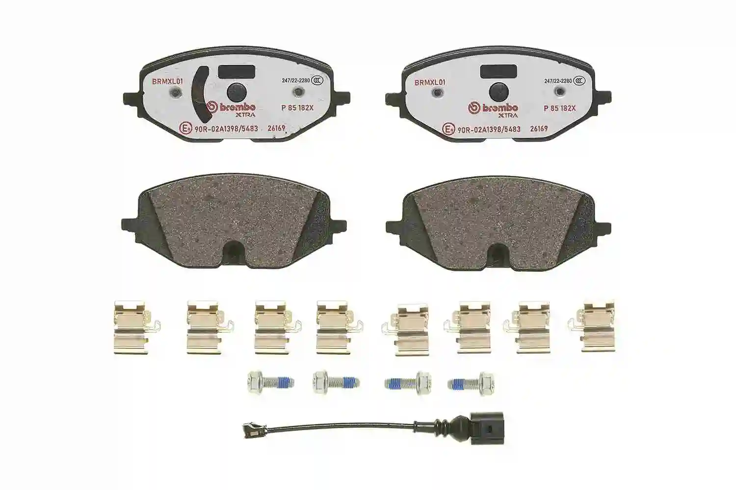 P85182X Brembo Pastillas delanteras