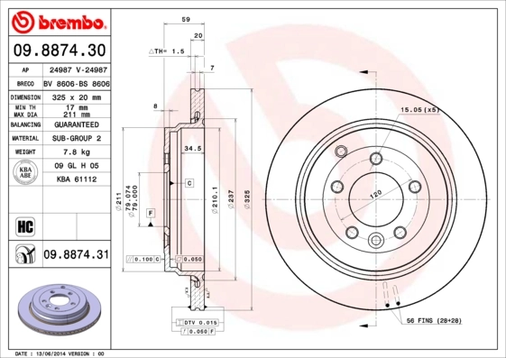09887430 Brembo