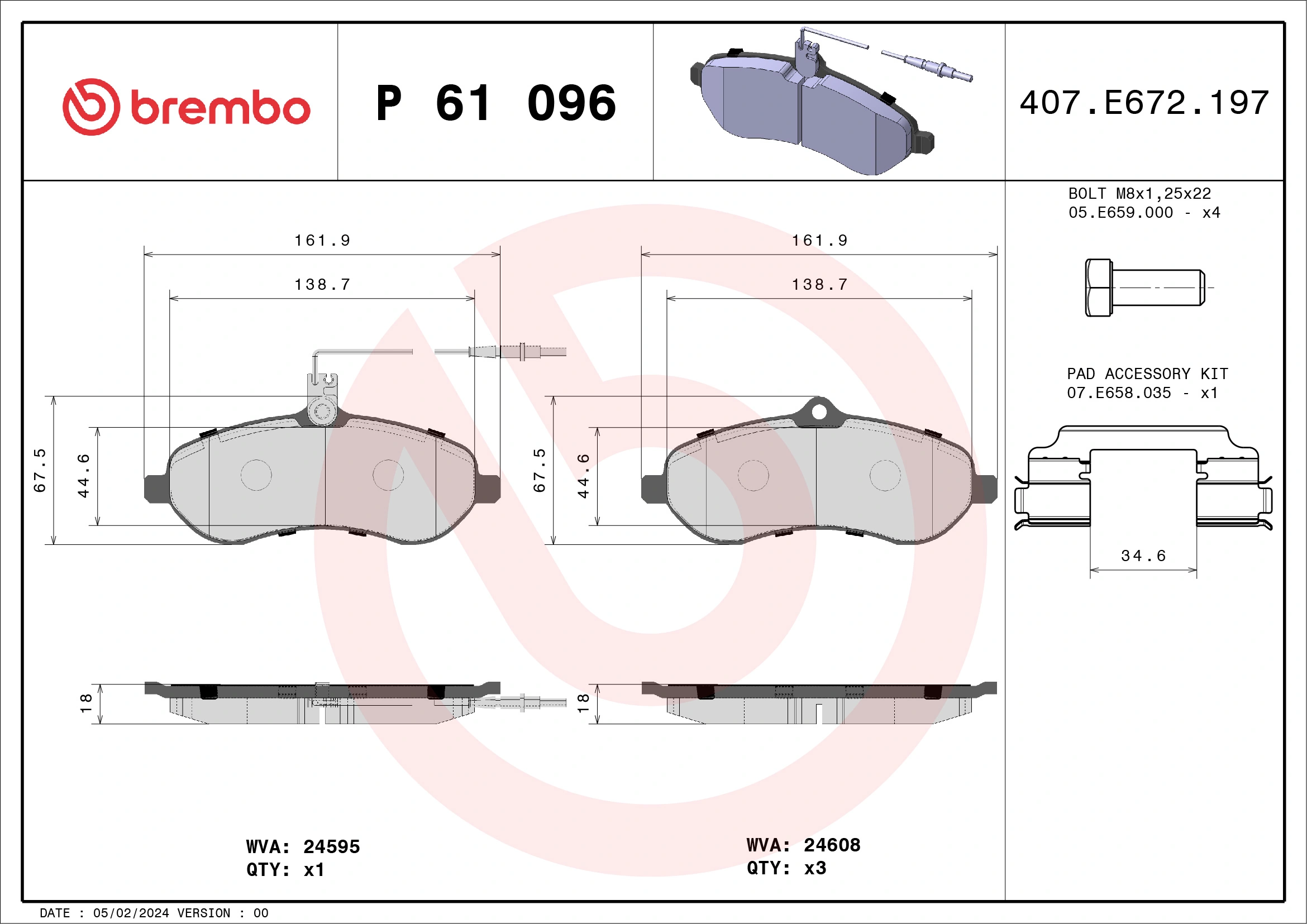 P61096 Brembo