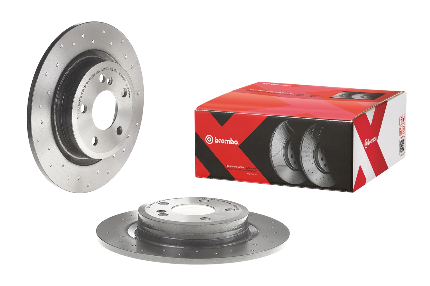08B3484X Brembo Freno de disco trasero