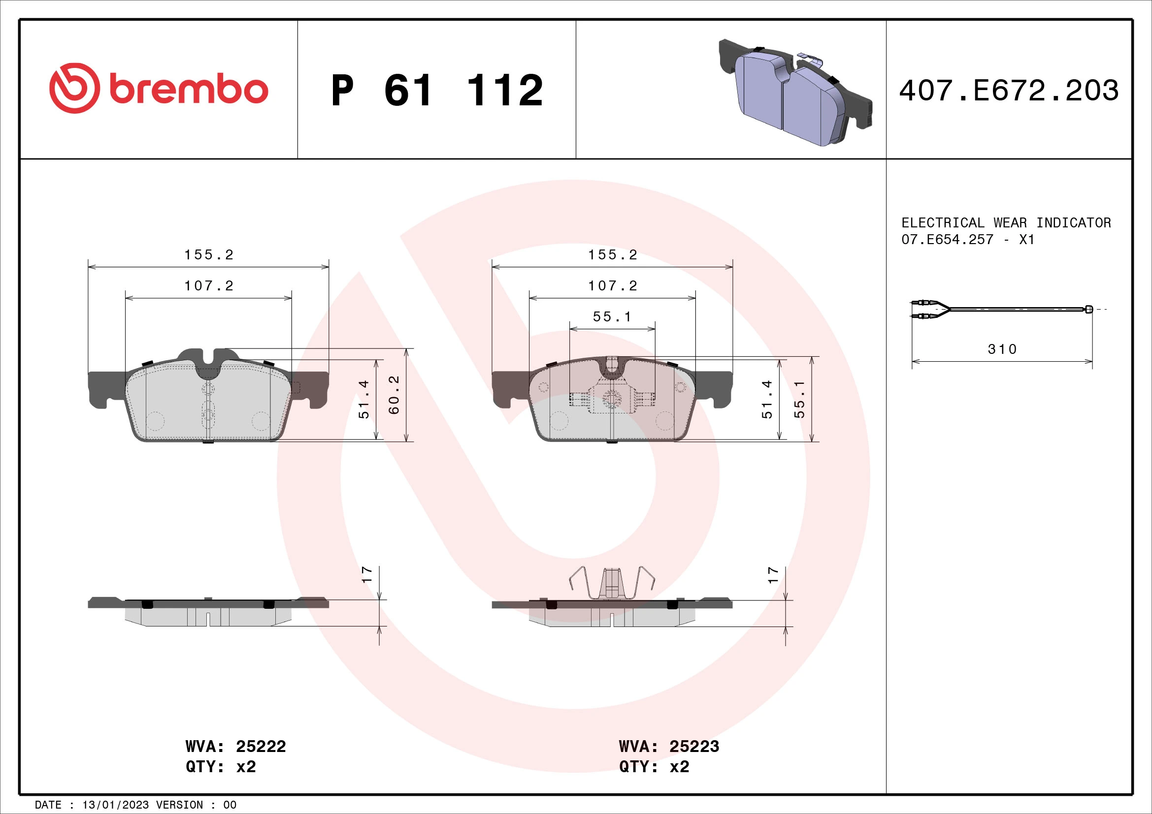 P61112 Brembo