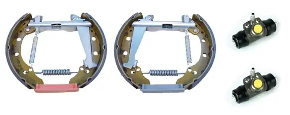 Comprar Juego de zapatas de freno traseras de tambor con cilindros completo Volkswagen Passat  32B a bajo precio