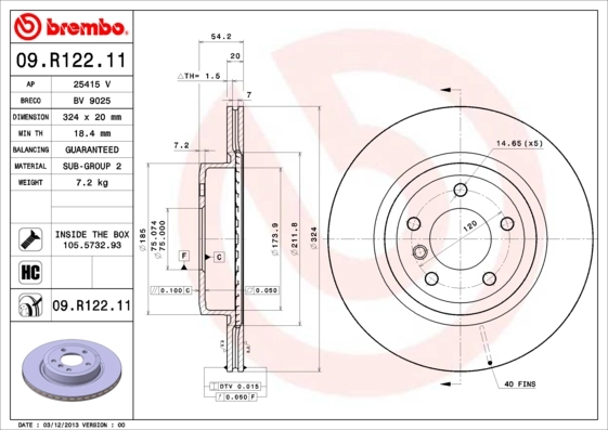 09R12211 Brembo