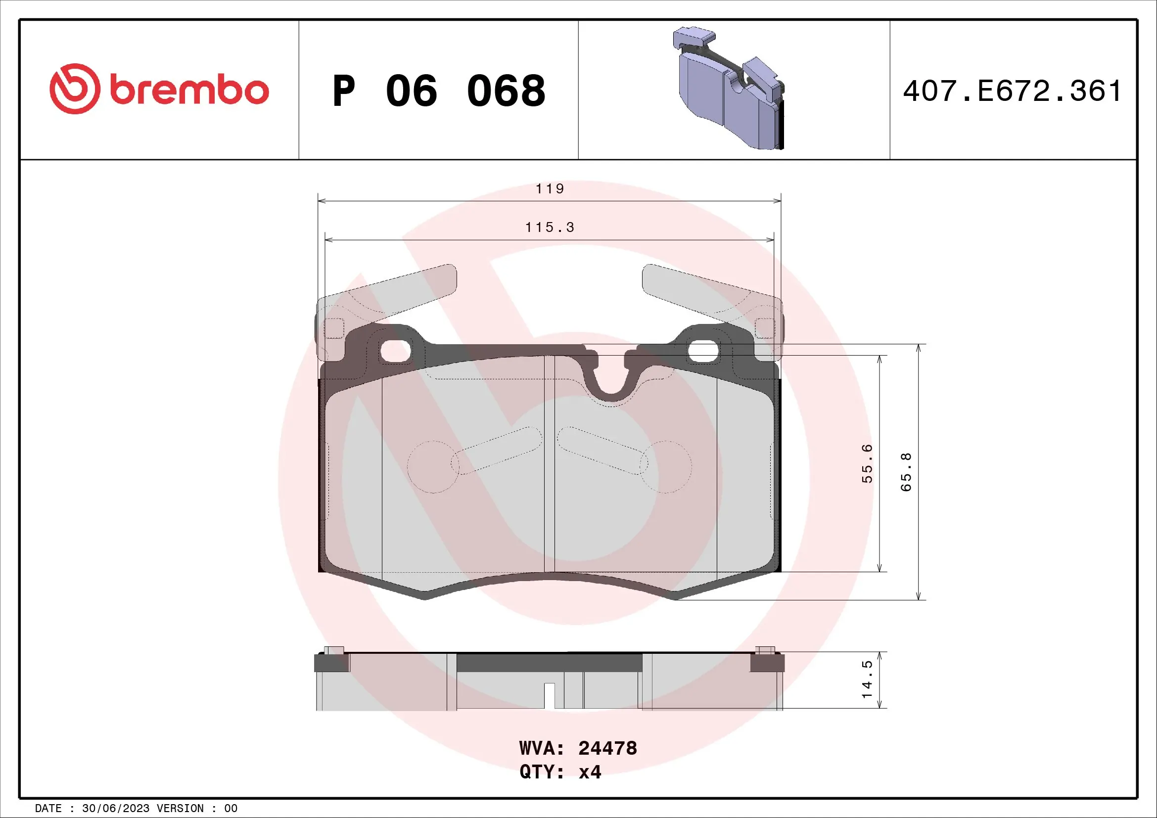 P06068 Brembo