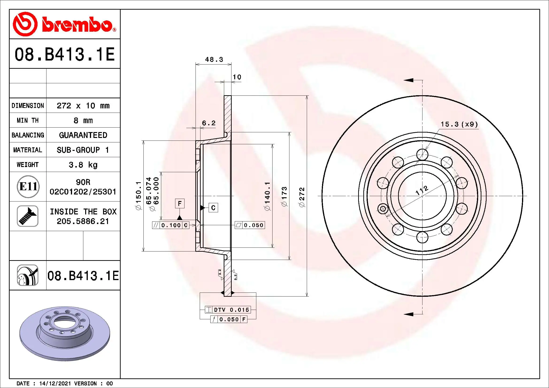 KT08025 Brembo