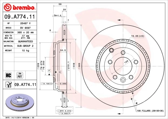 09A77411 Brembo