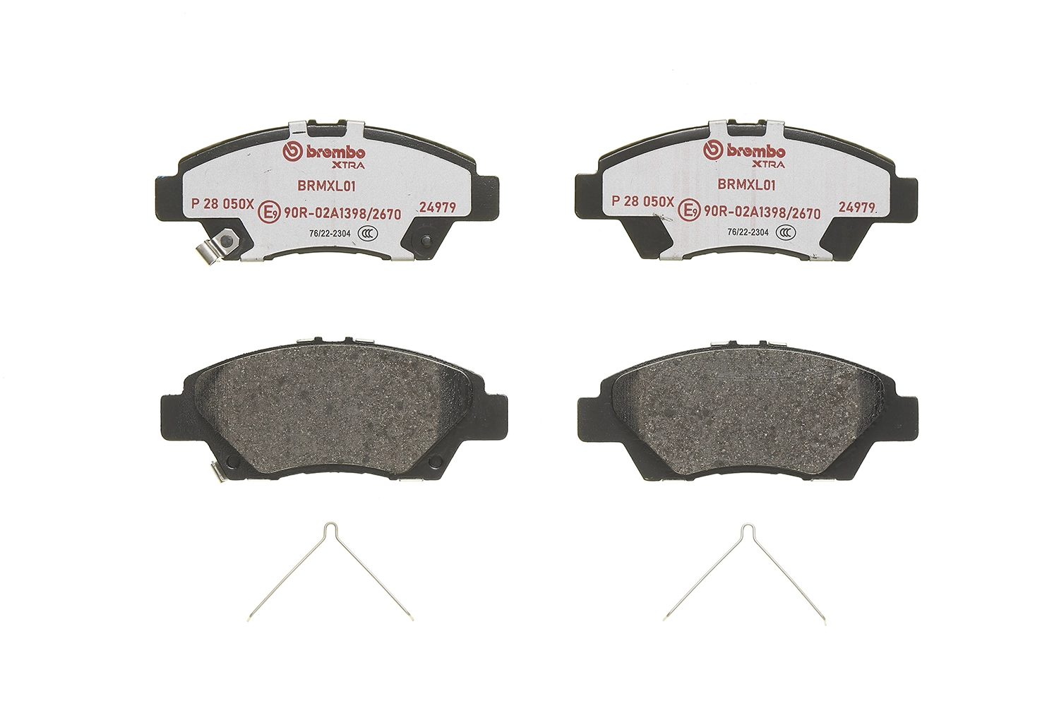 P28050X Brembo Pastillas delanteras