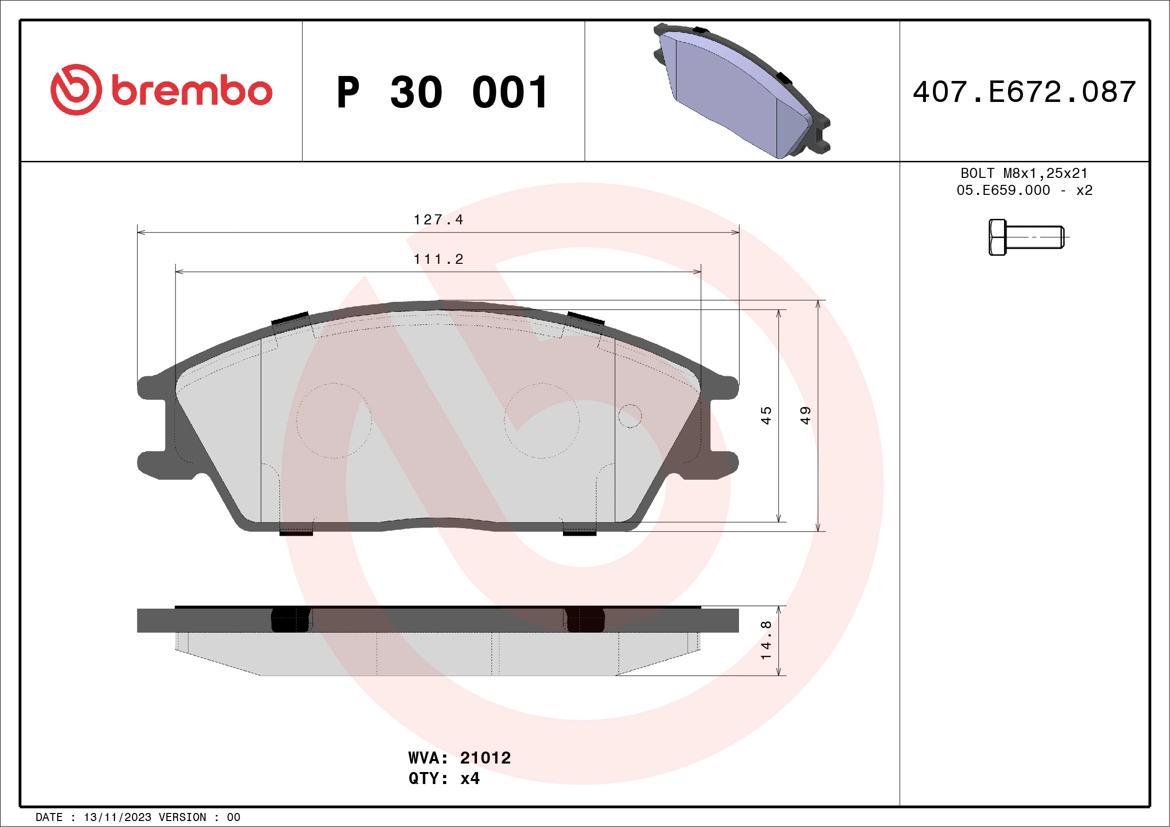 P30001 Brembo