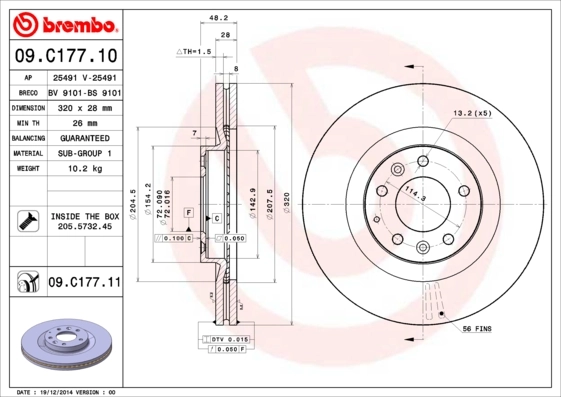 09C17711 Brembo