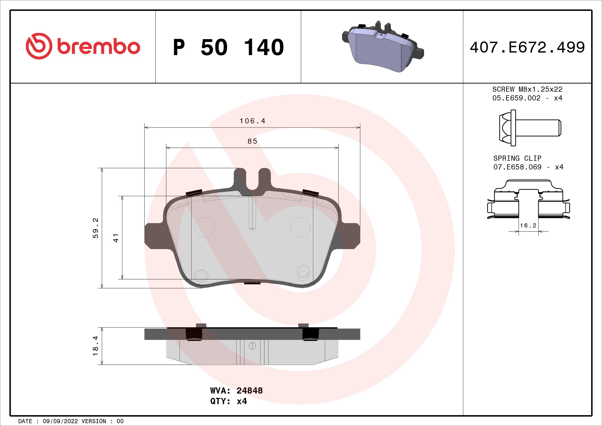 P50140 Brembo