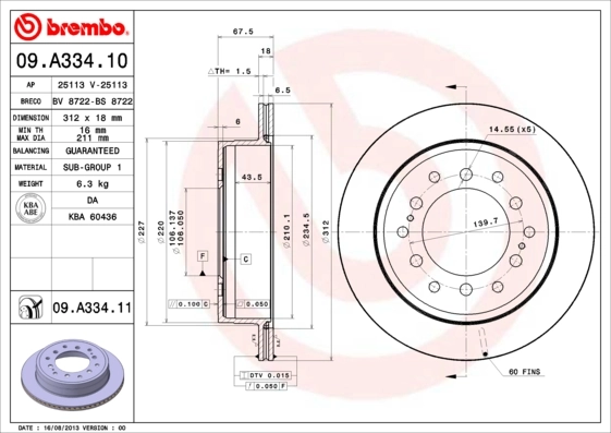 09A33410 Brembo
