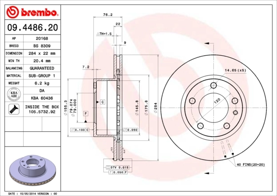 09448620 Brembo