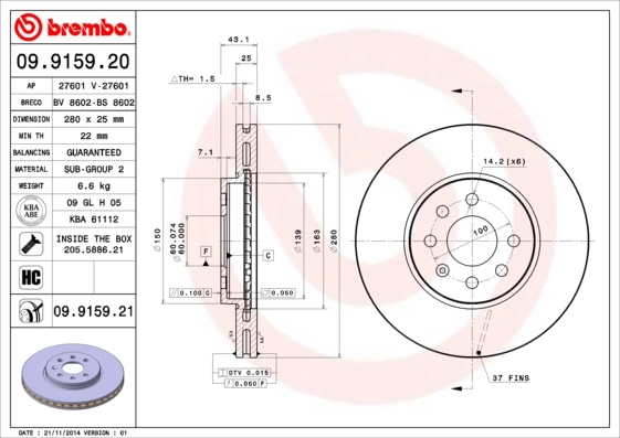 09915920 Brembo
