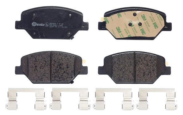 P07007 Brembo Pastillas delanteras