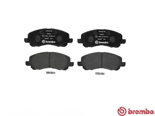 P54030 Brembo Pastillas delanteras