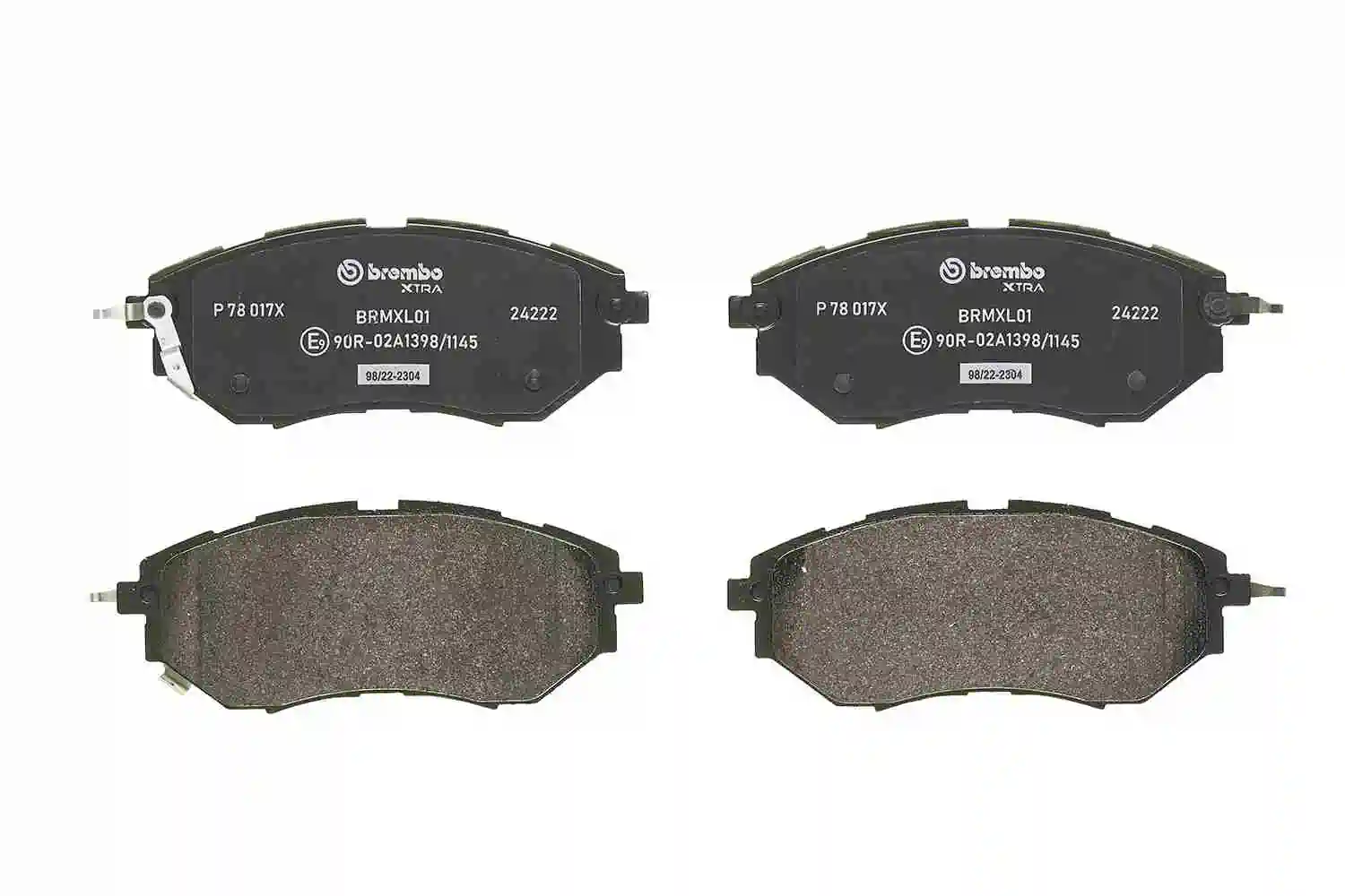 P78017X Brembo Pastillas delanteras