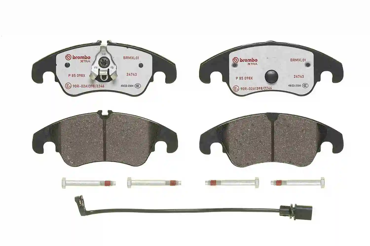 P85098X Brembo Pastillas delanteras