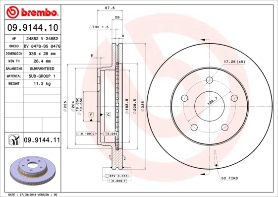 09914410 Brembo
