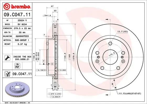 09C04711 Brembo