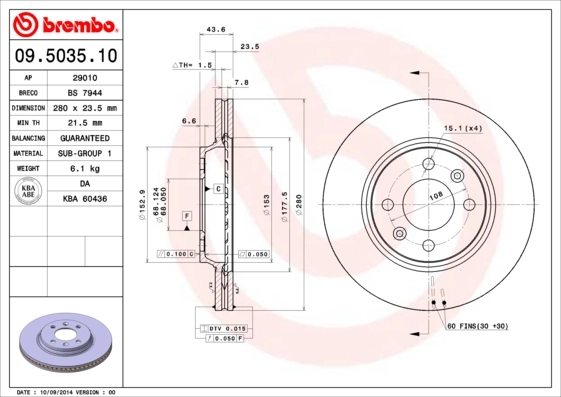 09503510 Brembo