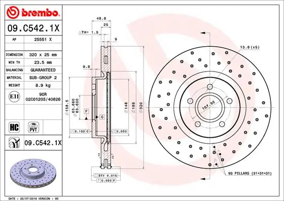 09C5421X Brembo