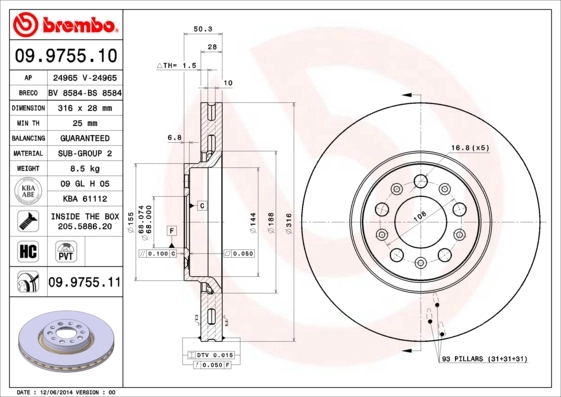 09975510 Brembo