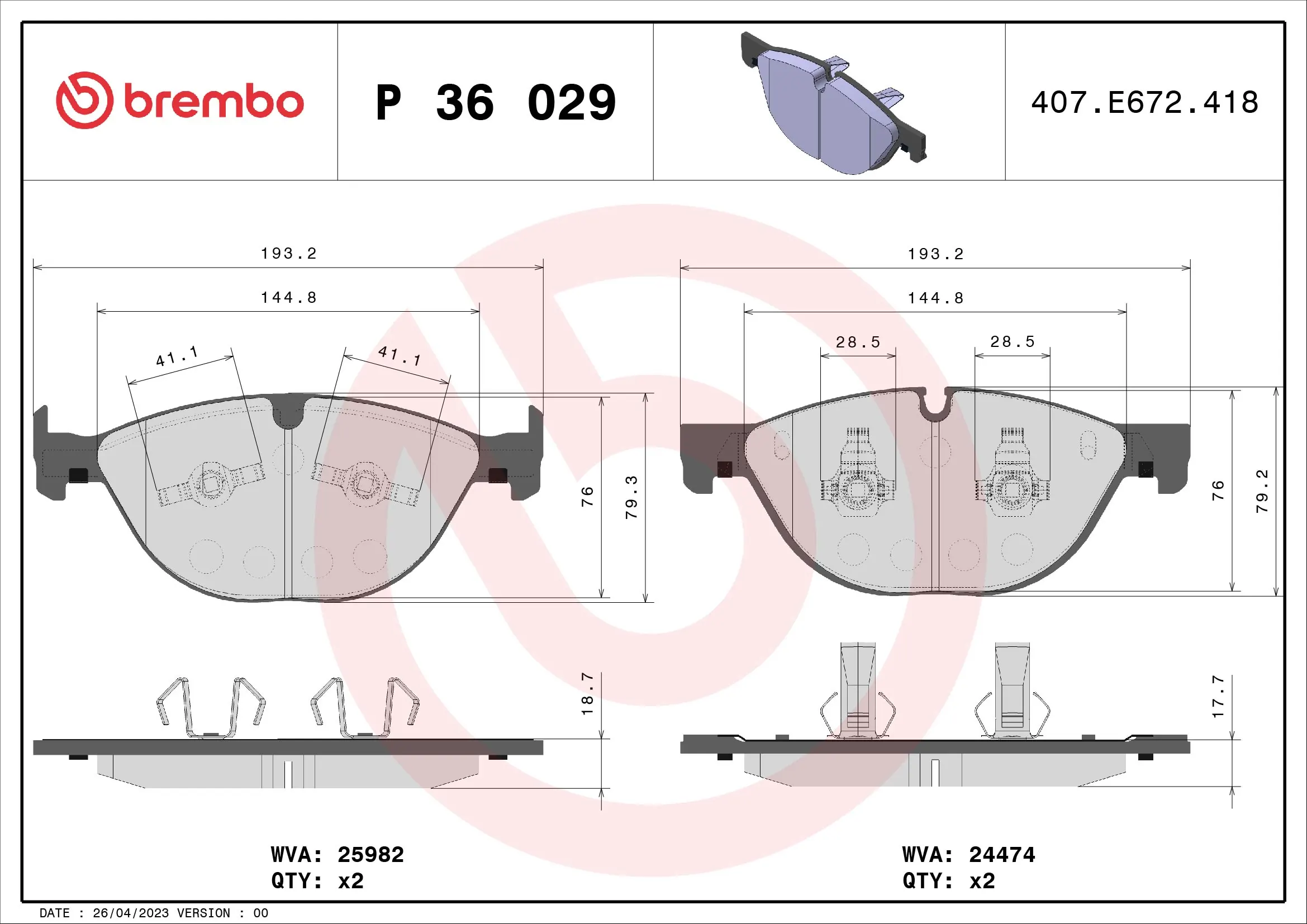 P36029 Brembo