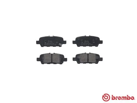 P56087 Brembo Pastillas freno traseras