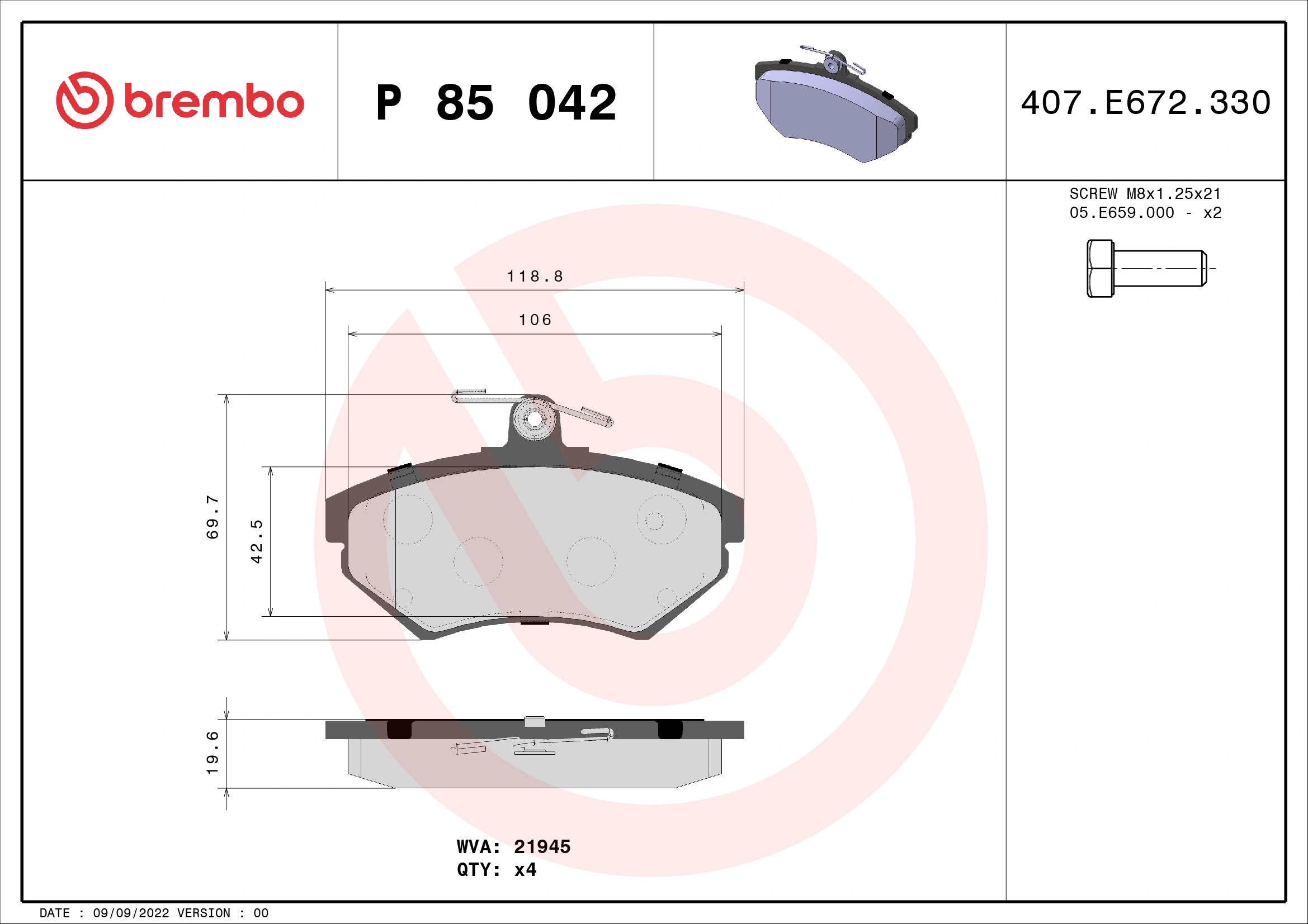 P85042 Brembo