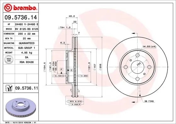 09573614 Brembo
