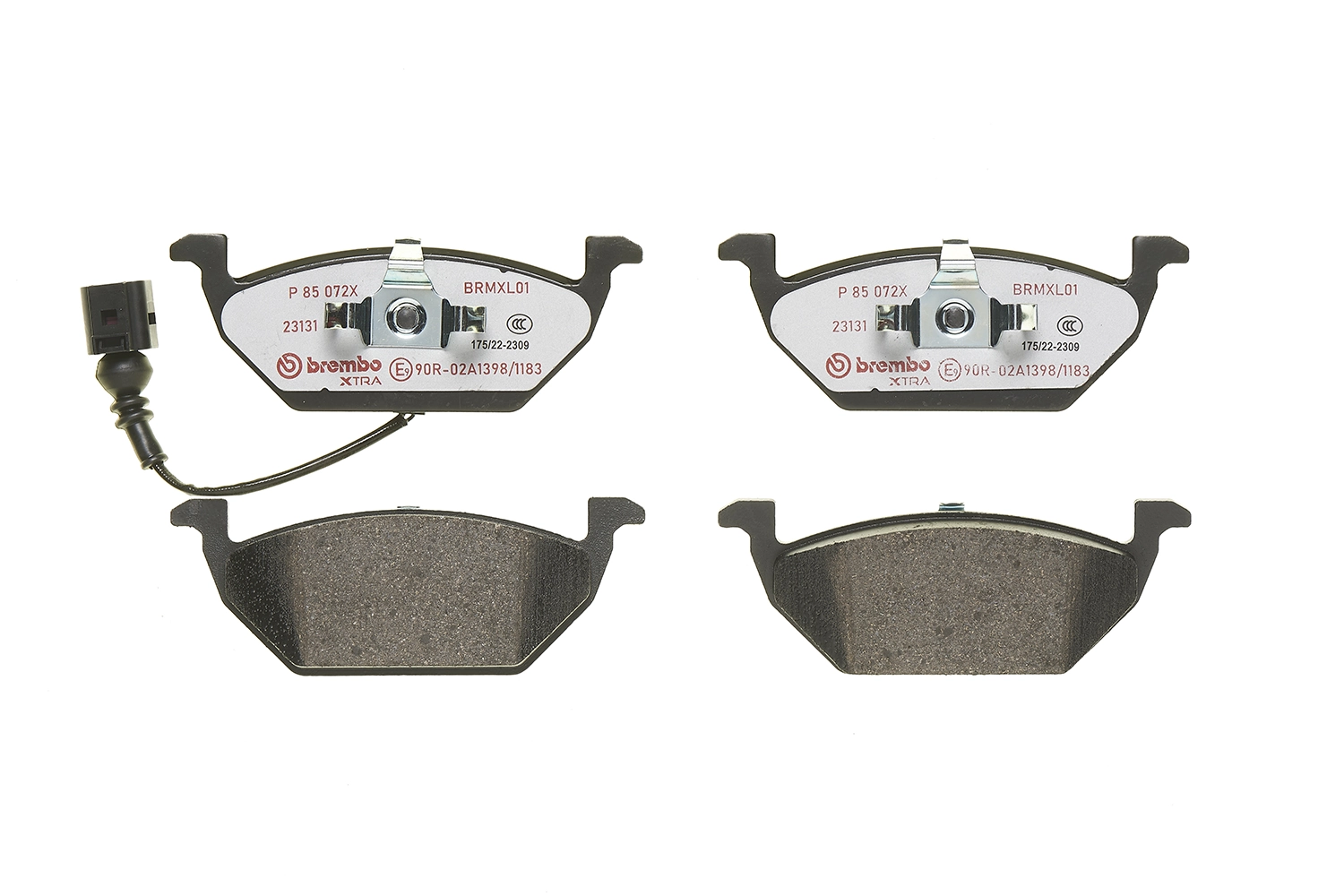 P85072X Brembo Pastillas delanteras