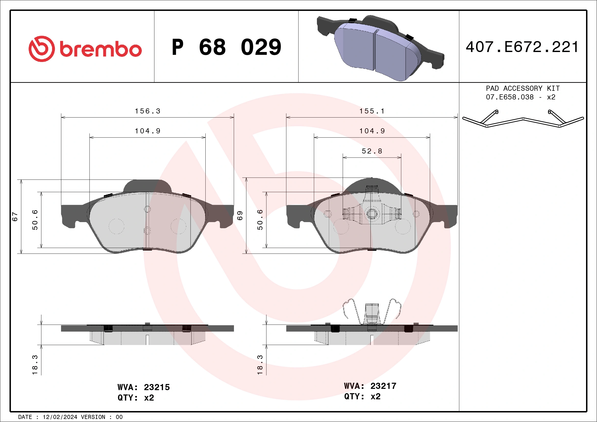 P68029 Brembo