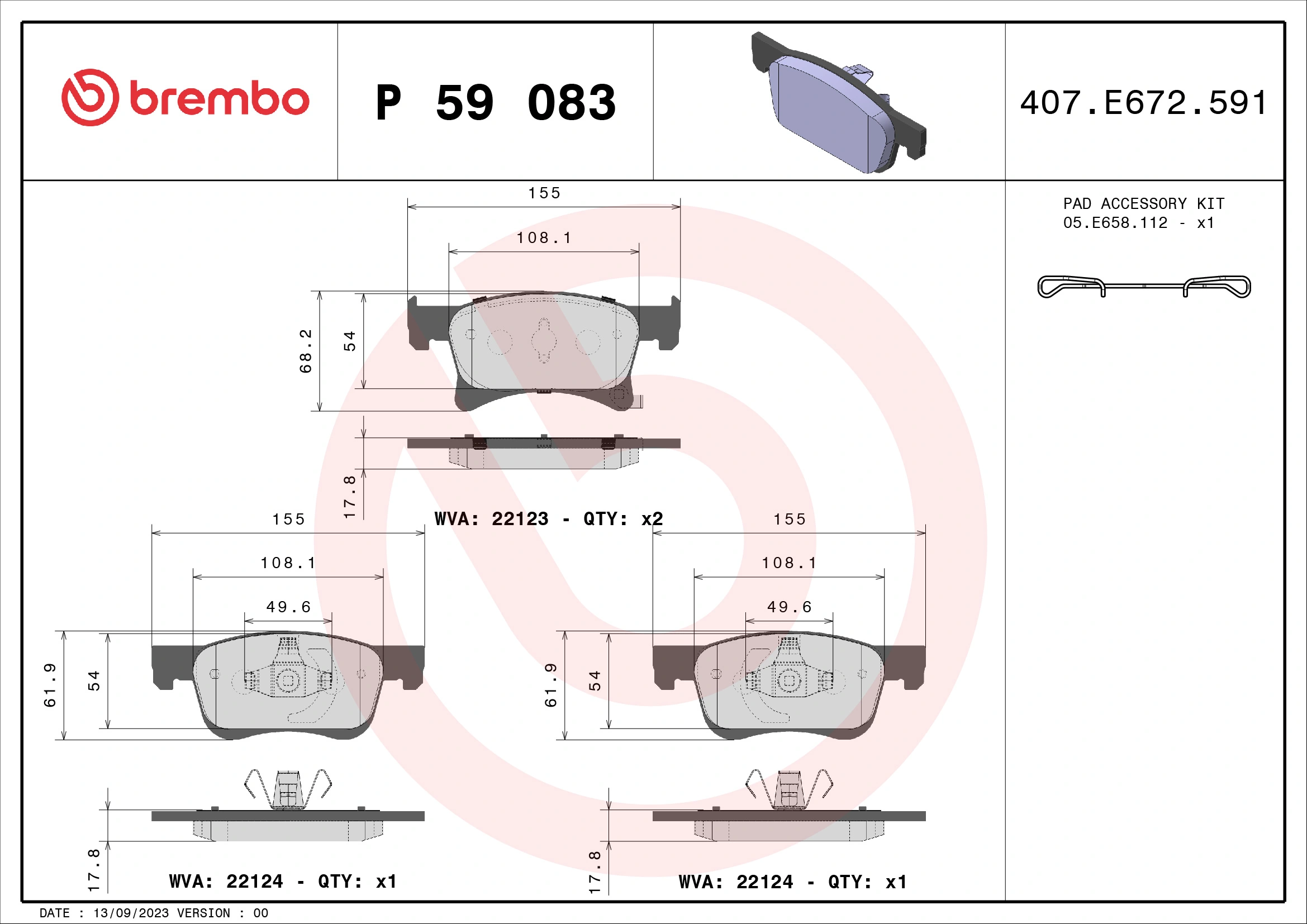 P59083 Brembo