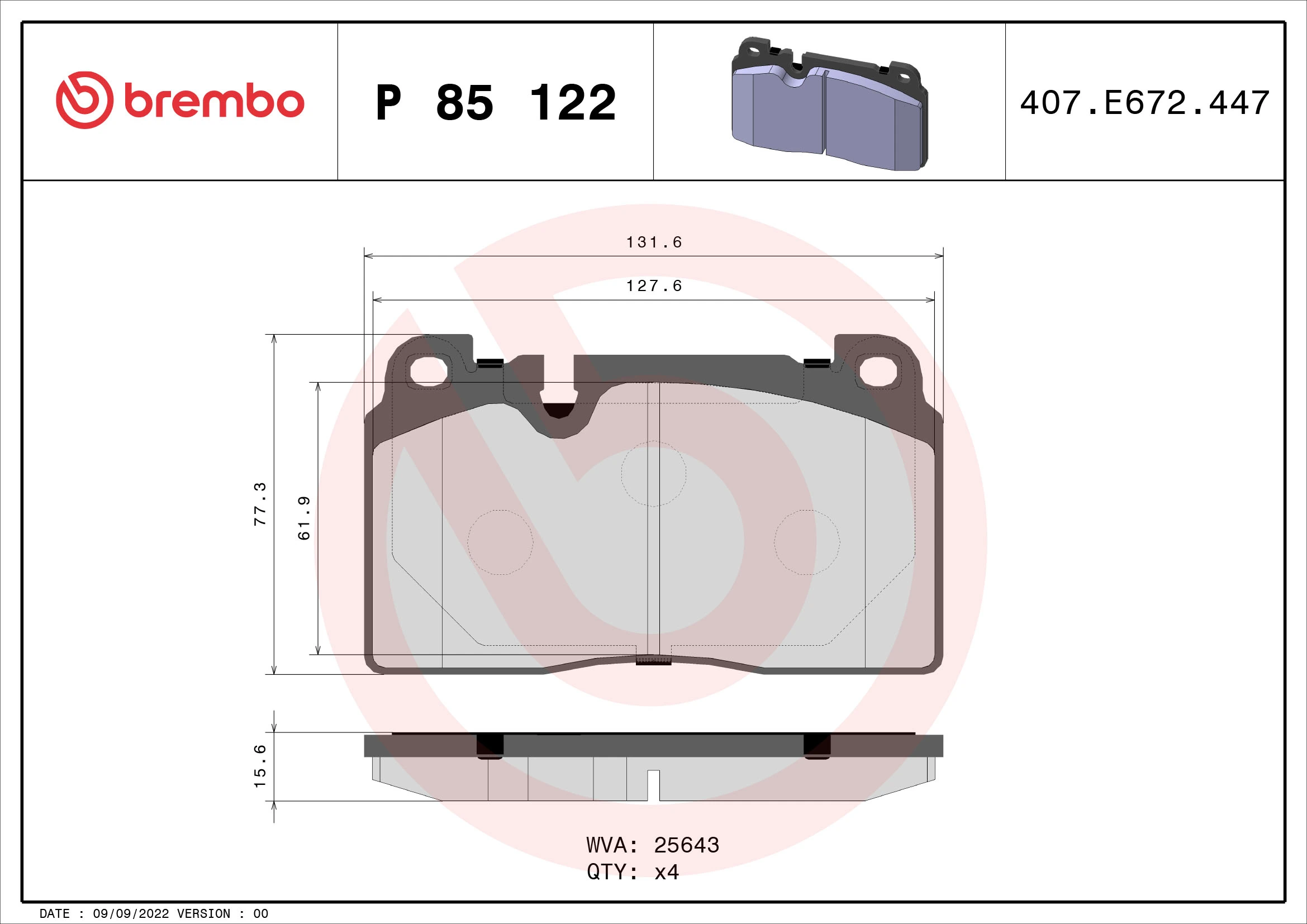 P85122 Brembo