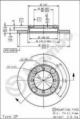 08707210 Brembo