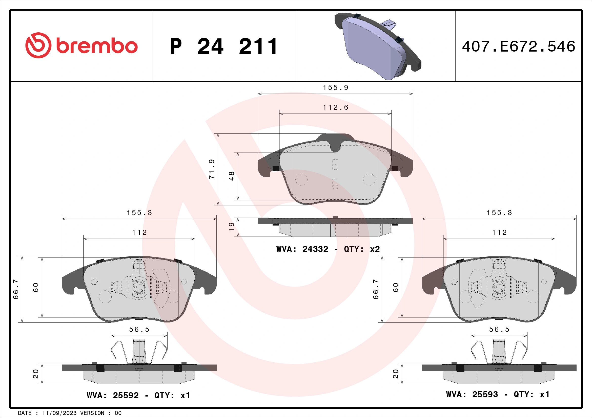 P24211 Brembo