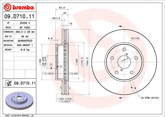 09D71011 Brembo