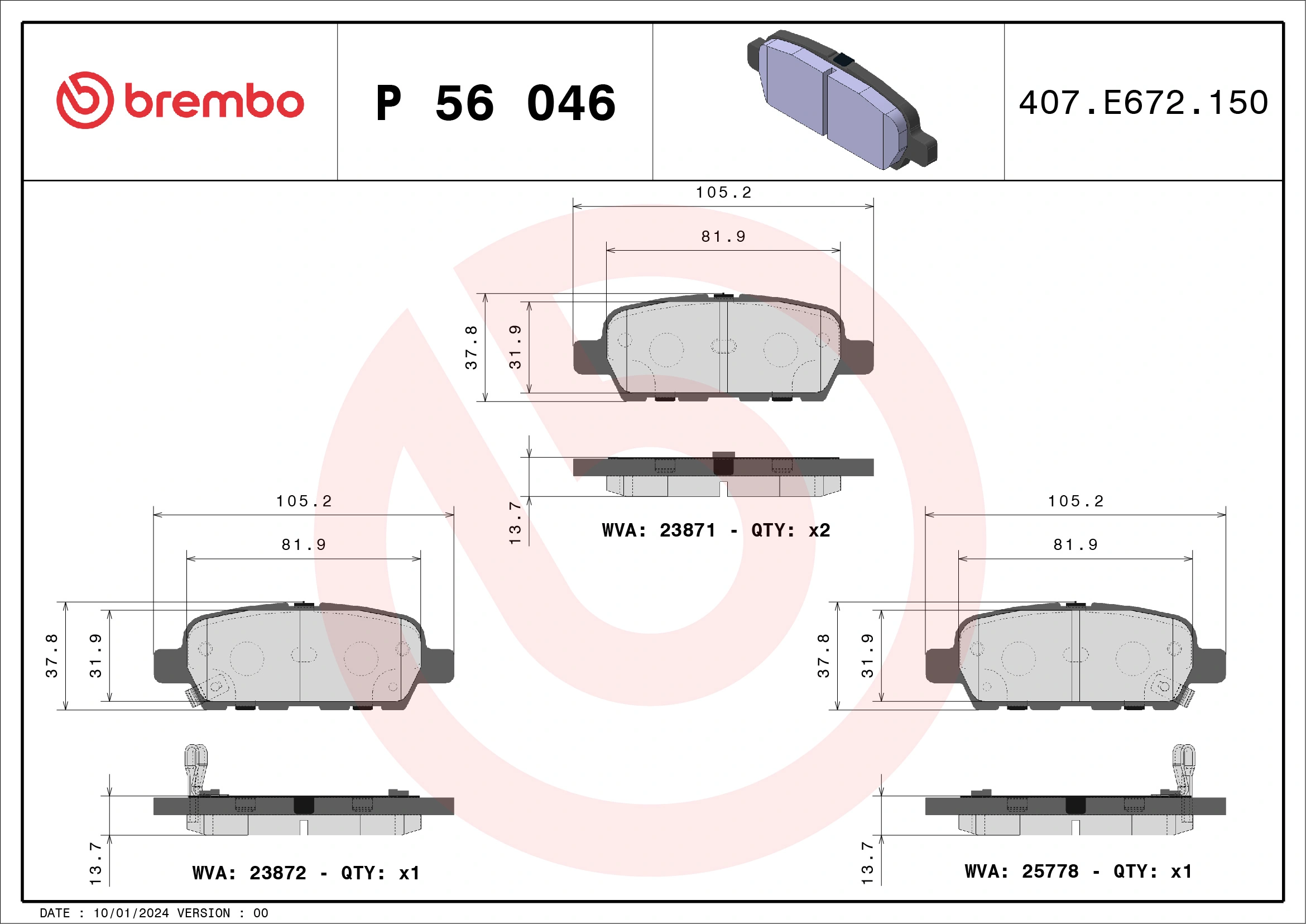 P56046 Brembo