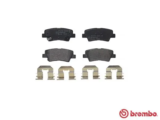 P30067 Brembo Pastillas freno traseras