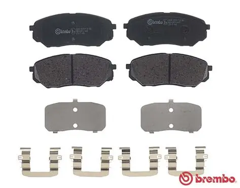 P30086 Brembo Pastillas delanteras